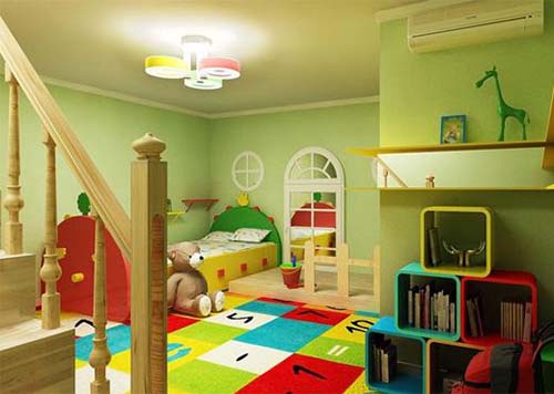 儿童房装修之色彩与造型的选择.jpg